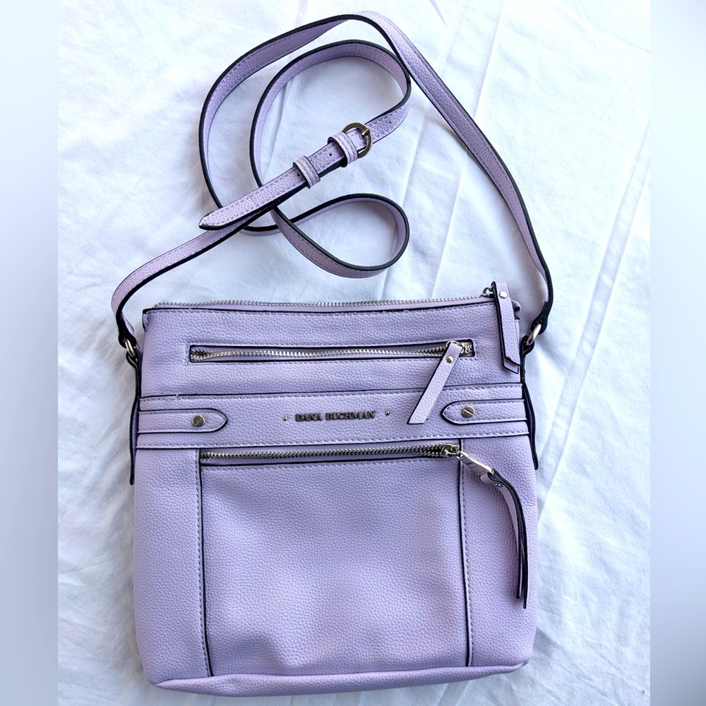 Lilac leatherette purse